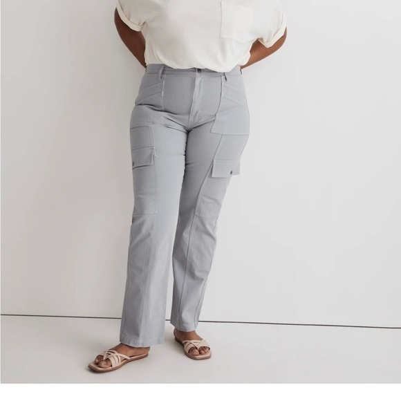 Madewell The Garment-Dyed '90s Straight Cargo Pant in Solstice size 33 NN411 - Picture 2 of 14